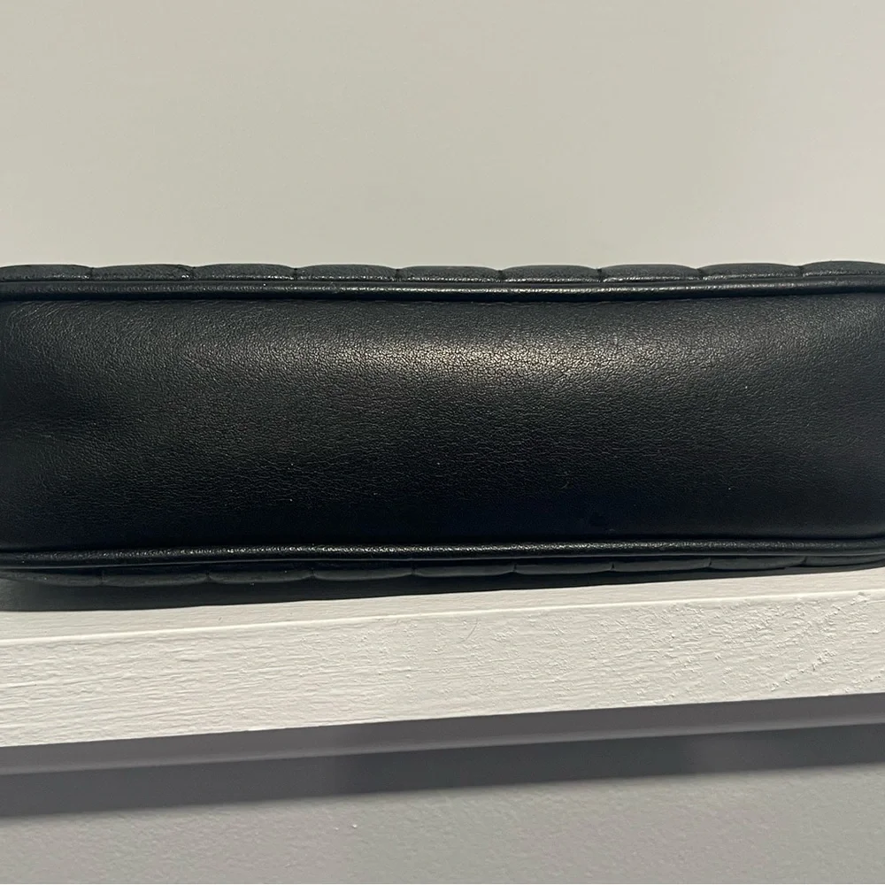 Coach Nolita 19 Quilted Leather Wristlet – Black & Gold Hardware - Picture 7 of 13
